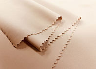 82% Nylon Warp Rajutan Fabric Untuk Underwear Beige Color 200GSM Melar
