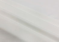 Kain Pakaian Dalam Putih 170GSM 84% Polyester 16% Spandex Elastisitas Tinggi