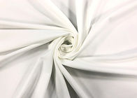 Kain Pakaian Dalam Putih 170GSM 84% Polyester 16% Spandex Elastisitas Tinggi