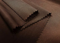 Bahan 200GSM Baju renang 85% Polyester Rajut Elastisitas Coklat Elegan