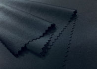 200GSM 82% Nylon Fabric Elastis Warp Knitting Untuk Pakaian Renang Setelan Hitam