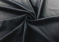 200GSM 85% Polyester Rajutan Kain Melar Untuk Baju renang Warna Hitam