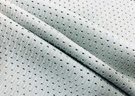 280GSM Melar 72% Polyester Tebal Mesh Fabric Untuk Sepatu Light Mint Color