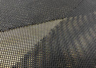60GSM 100% Polyester Mesh Fabric Rajutan Untuk Olahraga Memakai Lapisan Hitam