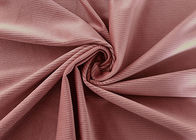 Melar 94% Polyester Corduroy Fabric / Ash Pink Corduroy Material 200GSM