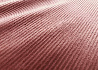 Melar 94% Polyester Corduroy Fabric / Ash Pink Corduroy Material 200GSM