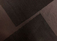 Kain Corduroy Dicetak Fashionable untuk Bantal Pakaian Dark Brown 235GSM