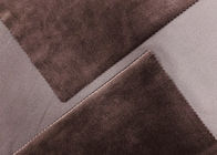300GSM 90% Polyester Microfiber Velvet Fabric untuk Home Tekstil Brown