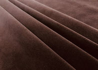 300GSM 90% Polyester Microfiber Velvet Fabric untuk Home Tekstil Brown