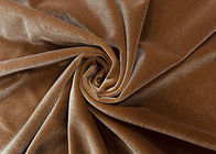 320GSM Micro Velvet Fabric / 92% Polyester Velvet Fabric untuk Home Textile Bronze