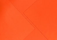 240GSM Kain Lembut DWR 100% Poliester untuk Asesoris Fluorescent Orange