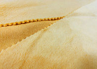 230GSM Lembut 100% Polyester Kain Mewah untuk Mainan Aksesoris Jasmine Yellow
