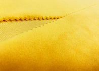 210GSM Plush Toy Fabric / 100% Polyester Plush Fabric Warna Kuning Emas