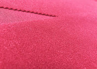 240GSM 100% Nylon Brushed Knit Fabric Untuk Toy Making Madder Warna Merah