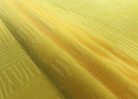 210GSM Lembut 100% Polyester Timbul Kain Beludru Mikro Untuk Tekstil Rumah - Kuning