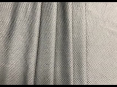 Efek Kulit 100% Polyester Felt Kain Abu-abu Untuk Proyek Taplak Meja