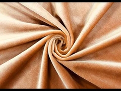 240GSM Soft Olive Yellow Velvet Material 100% Polyester untuk Tekstil Rumah