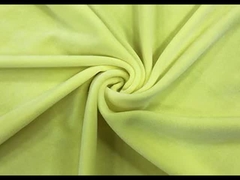 210GSM 100% Polyester Microfiber Velvet Fabric untuk Aksesoris- Krim
