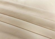 200GSM Pakaian Kain / 82% Nylon Light Beige Poly Knit Fabric 150cm