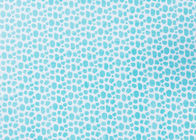 210GSM 100% Polyester Velvet Fabric Fleece Bahan Blue Leopard Print