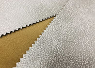 Efek Kulit 100% Polyester Felt Fabric Gray Untuk Proyek Jok Bantal