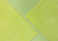 300GSM Plush Toy Fabric Melar / 92 Polyester 8 Spandex Warp Merajut Kuning Muda