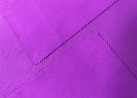 210GSM Brushed Knit Fabric 100 Persen Polyester Untuk Aksesoris Violet