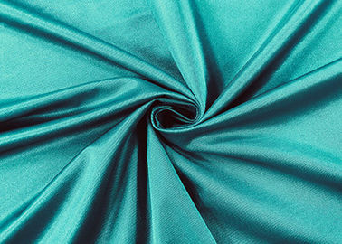 Kain Spandex Nylon 84% Fleksibel Untuk Pakaian Renang Peacock Warna Hijau 210GSM