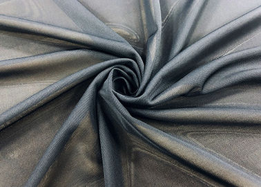 180GSM 85% Polyester Mesh Netting / Melar Mesh Fabric Untuk Pakaian Hitam